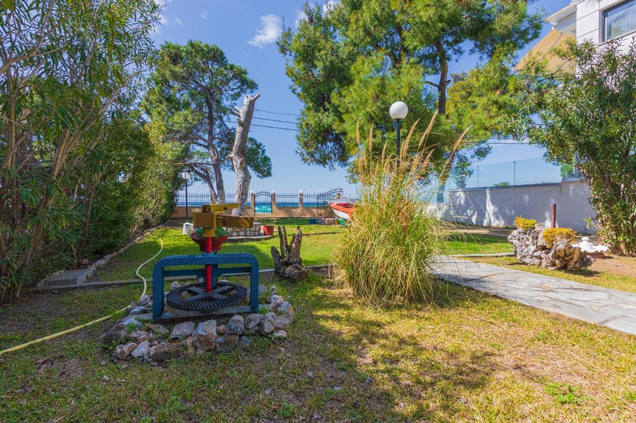 Galazia Akti Seaside Apartments Nikiti  Exterior foto